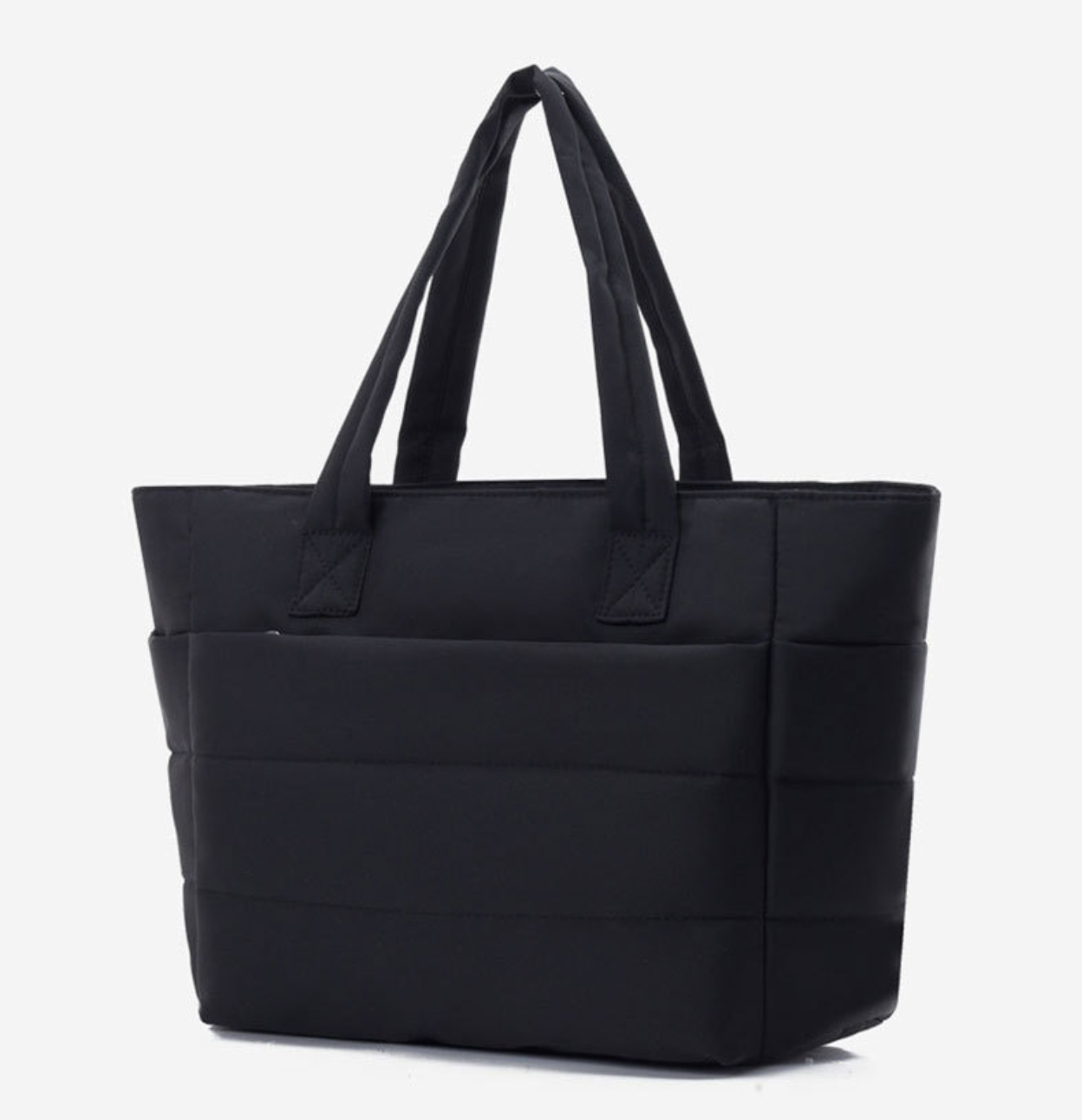 กระเป๋าถือผู้หญิงขนาดใหญ่สำหรับช้อปปิ้ง(ดำ)